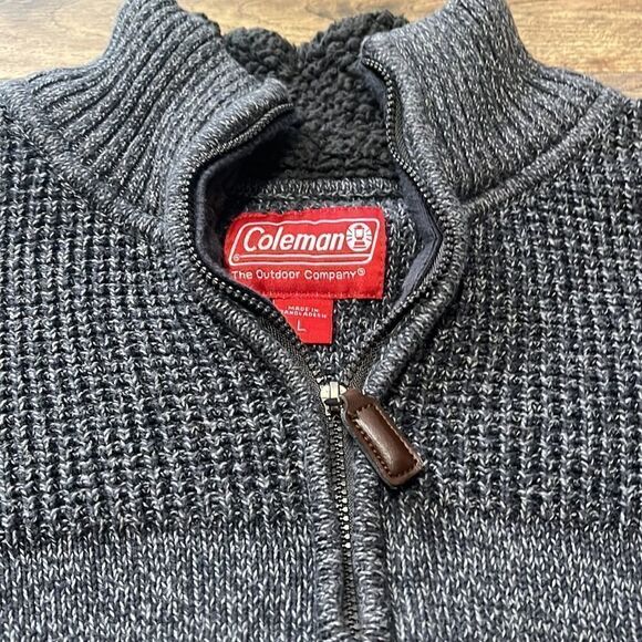 Coleman 1/4 zip sweater size large - Picture 3 of 4